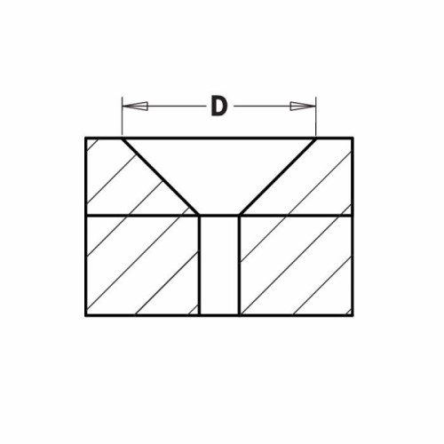 Поглиблювач VHM 90° 521.002.11 19,5x9x70x10x48 VHM