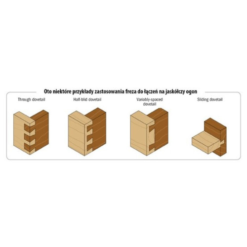 9,5x9,5x60,3x14°x6,35 Фрезы для соединения «ласточкин хвост» СМТ 818.098.11