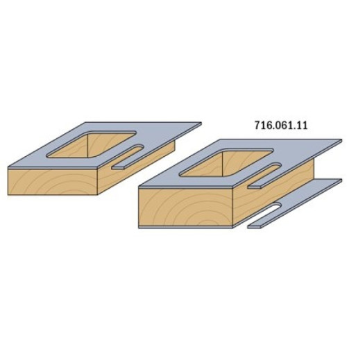 19x8x64x8 Фреза для вирізання отворів СМТ