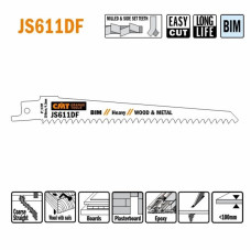 Полотно для сабельной пилы 150x130x19x1,25x4,3x6 JS611DF-5