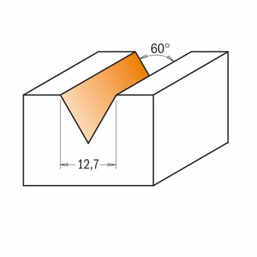 12,7x11x60,3x60°x12,7 Фрезы для гравировки (60°), (35°) СМТ