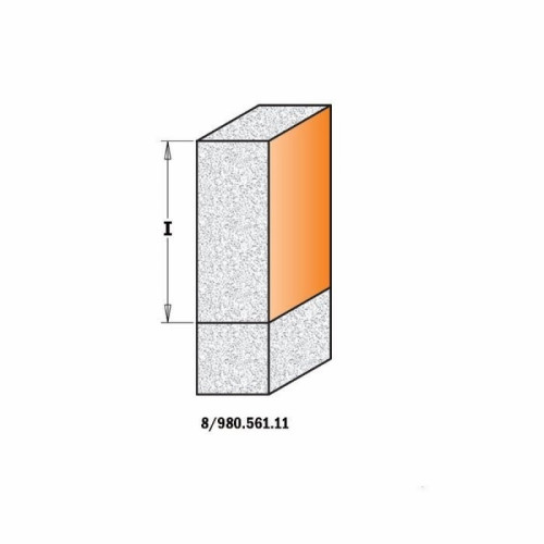 19.05x30x83x12.7 Фреза зі змінним ножем по штучному каменю СМТ