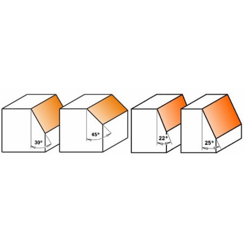 12.7x7.8x47.6x6.35x22° Фрезы для снятия фаски с подшипником СМТ