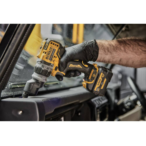 Дрель шуруповерт с насадками аккумуляторная бесщёточная Dewalt DCD703NT