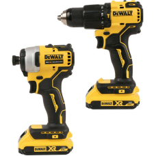 Набор из двух инструментов бесщеточных DeWALT DCK2062D2T
