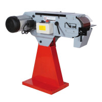 Стрічково шліфувальний верстат по металу Holzmann msm150_400v - 3000 вт, 400 в, підлоговий
