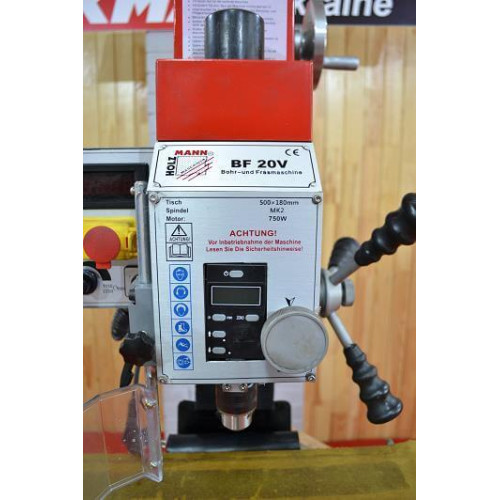 Фрезерный станок вертикальный Holzmann bf20v_230v - 600 вт, 220 в, настольный.