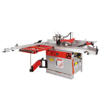 комбінований станок по дереву Holzmann KF315VF2000_230V - форматно-фрезерний, 3800 - 2800 - 5100 - 4000 вт, 230 в
