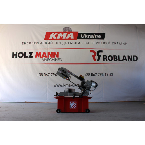 Ленточная пила по металлу (станок ленточнопильный) электро Holzmann bs712top-g_400v - 1100 вт, 400 в, напольная