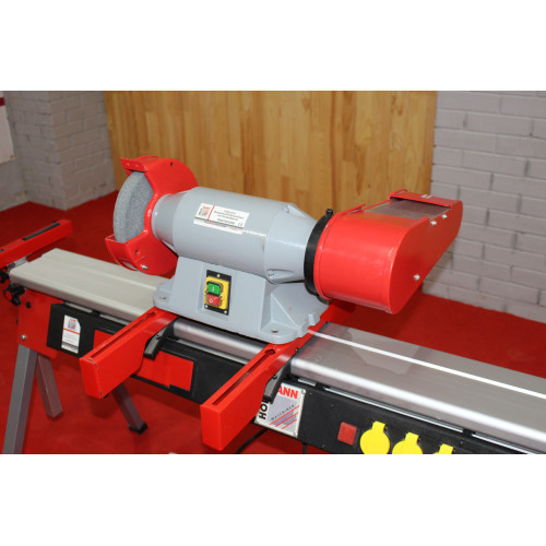 Точильно шліфувальний станок по металу Holzmann dsm100200b_400v - 520 вт, 230 в, настільний