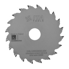 Алмазный пильный диск 100x20x2.5x20 - подрезной для распылительных линий ITA DSB.100020020.004