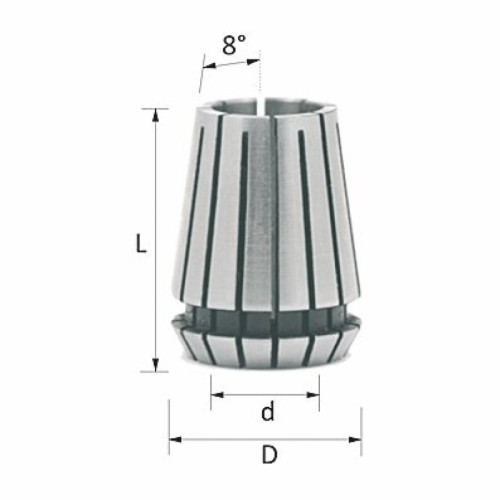 Цанги “ER32” ЧПУ станки ER32D07 7x33x40
