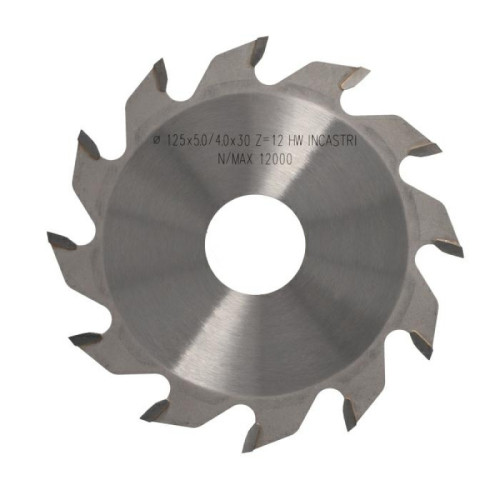 Пильный диск 125x30x4x12 - пазировочный по дереву ITA P05.125030012.50P