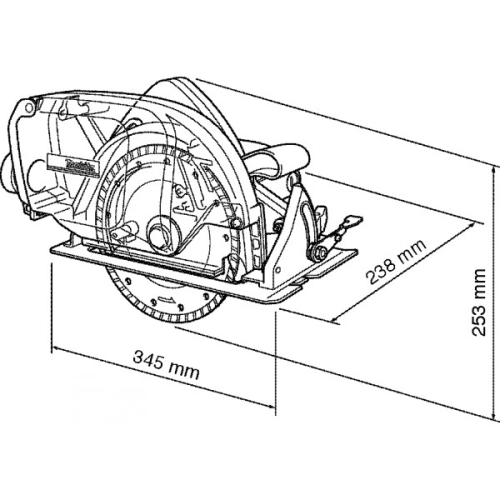 Алмазна дискова пилка з пилозбірником Makita 4157 KB
