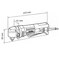 Угловая дрель Makita DA 3010 F