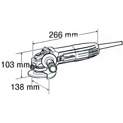 Кутова шліфувальна машина Makita GA 5030 KSP3