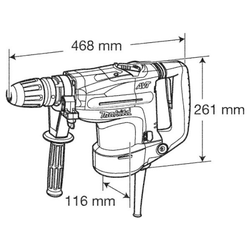 Перфоратор сетевой Makita HR4011C