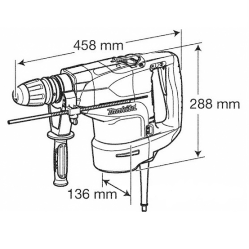 Перфоратор мережевий Makita HR4501C