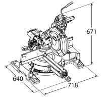 Пила торцювальна Makita LS 1016 L