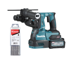 Перфоратор аккумуляторный Makita SET-HR003GM201-0223 (+ набор буров SDS-Plus, 25 шт Makita (D-40602))