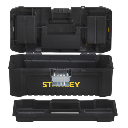 Ящик ’’ESSENTIAL’’ пластиковий з металевими застібками, розмір 316x156x128 мм (12,5’’) STANLEY STST1-75515