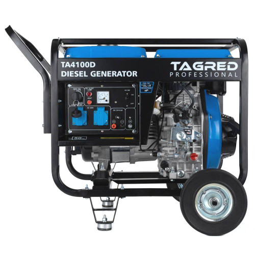 Дизельгенератор для дома Tagred KTA4100D + газовая плитка Orcamp CK-505 3,6 кВт