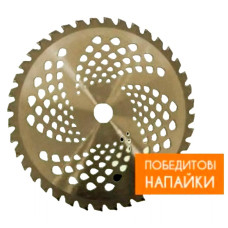 Нож для мотокосы 40-зубый с победитовыми напайками X-Treme 255х25.4х1.3 мм