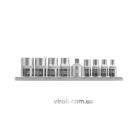 Торцеві головки ТОRХ Е5-Е16 з перехідником 9шт Yato YT-0520