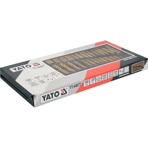 Набор сверл по металлу YATO YT-44677
