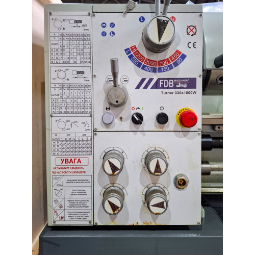 Токарный станок по металлу FDB Maschinen 827711 – 1500 вт, 380 в