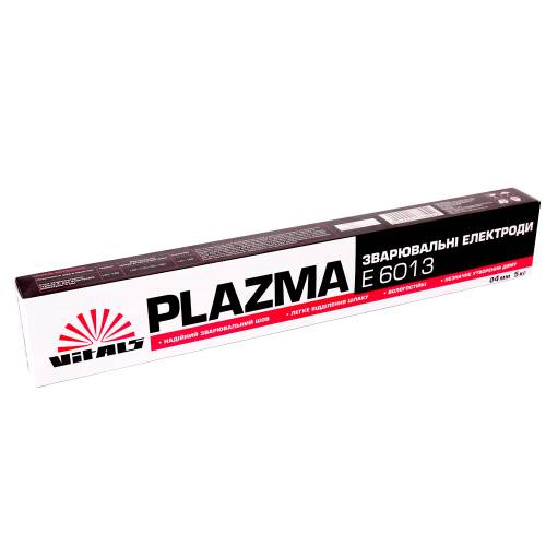 Електроди зварювальні Vitals Plazma E6013, d 4 мм, 5 кг 133894