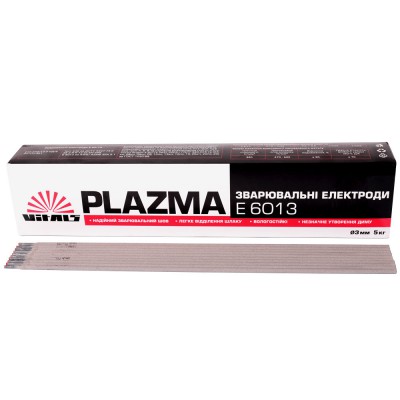 Сварочные электроды Vitals Plazma E6013, d 3 мм, 5 кг 133893