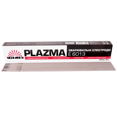 Сварочные электроды Vitals Plazma E6013, d 4 мм, 5 кг 133894