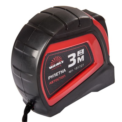 Рулетка 3 м х 16 мм автостоп Vitals Master