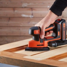 Вібраційна машина шліфувальна акумуляторна Black+Decker BDCDS18N