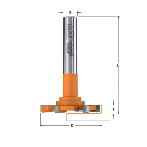 Фреза по дереву для выравнивание поверхности D=52 S=12,7 L=83,5 822.034.11 CMT