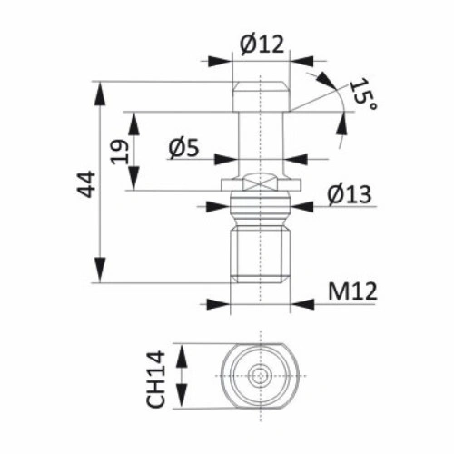 Наконечник для патронов ISO ЧПУ станки 930TIR11