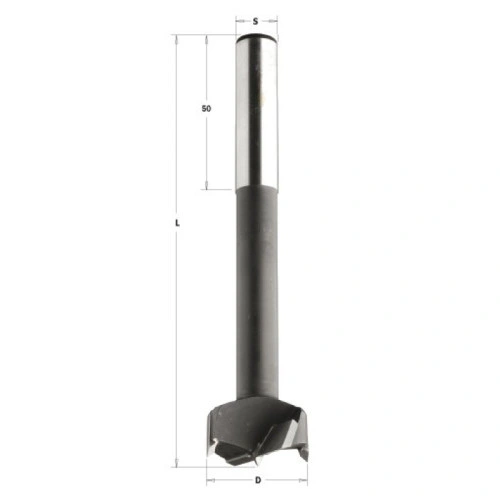сверла чашечные для отверстий для петель (с цилиндрическим хвостовиком) 514.320.11 32x130x16 HM