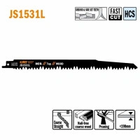 Полотно для сабельної пили 240x220x19x1,5x5x5 JS1531L-5