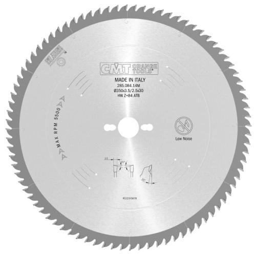 Пильный диск 305x30x3.2x72 - по дереву, МДФ, ДСП торцовочный, поперечный чистый рез CMT 294.072.22M