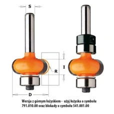 20,7x8x4x57x6,35 Фрезы для боковых полукруглых пазов СМТ