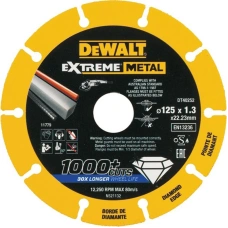 Алмазний пильний диск 125x22.23 - для сталі, кольорових металів DeWALT DT40252
