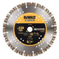 Алмазный пильный диск 230x22.23 - для кирпича, гранита, пеноблока DeWALT DT40260