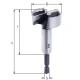 Сверлав wave cutter з шестигранником f0317e3500 35x55x80x1 / 4 шестигранний sp