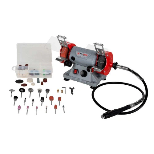 Точильно-шлифовальный станок Holzmann dsm75set_230v - 110 вт, 230 в, настольный