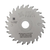 Алмазний пильний диск 120x22x2.5x24 - підрізний для розпилювальних ліній ITA DSB.120022024.006