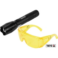 Ліхтар акумуляторний переносний ультрафіолетовий з окулярами Yato YT-08587