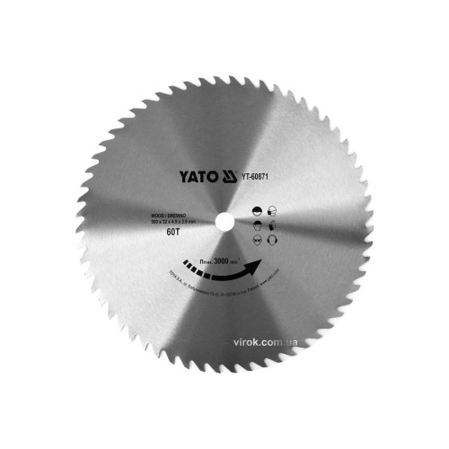 Пильный диск 500x32x60 - YATO YT-60871