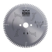 Пильный отрезной диск 280x30x3.2x88 - для порезки профиля пвх, алюминия Konig ALM-280-02