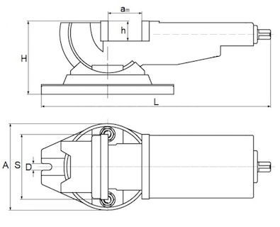 Тисы станочные поворотные Cormak QHK160